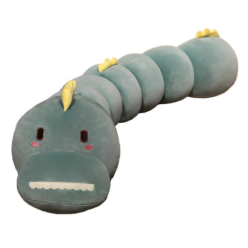 Animal Caterpillar Unicorn Pillow Plush Toy Doll Girl Bed Leg Long Pillow Ragdoll