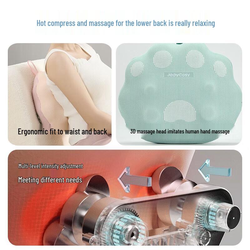 Portable Lumbar & Back Massager Cushion