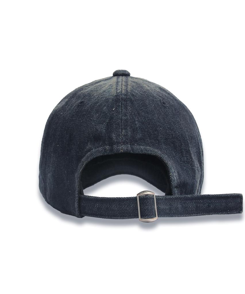 DOFFJASON Vintage Washed Denim Ball Cap Indigo
