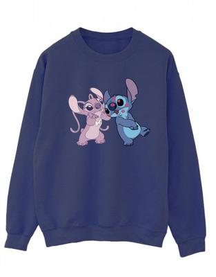 Womens/Ladies Lilo & Stitch Kisses Sweatshirt