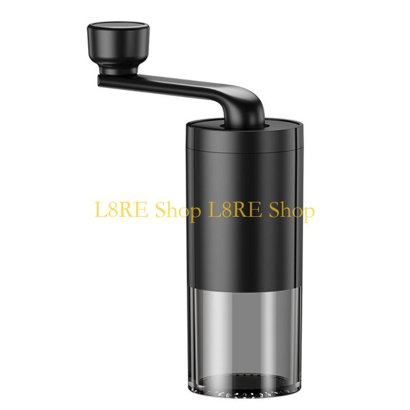 L8RE Manual Small Coffee Mill Travel Friendly Coffee Grinder Manual Coffee Mill Plastic Texture for Camping and Indoor Use China Mainland