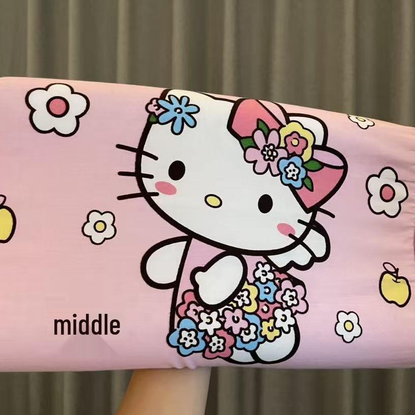 Thailand Natural Latex Children's Pillow - Pure Cotton Cartoon Design, Baby Neck Support, Ideal for Kindergarten Students and Gifts