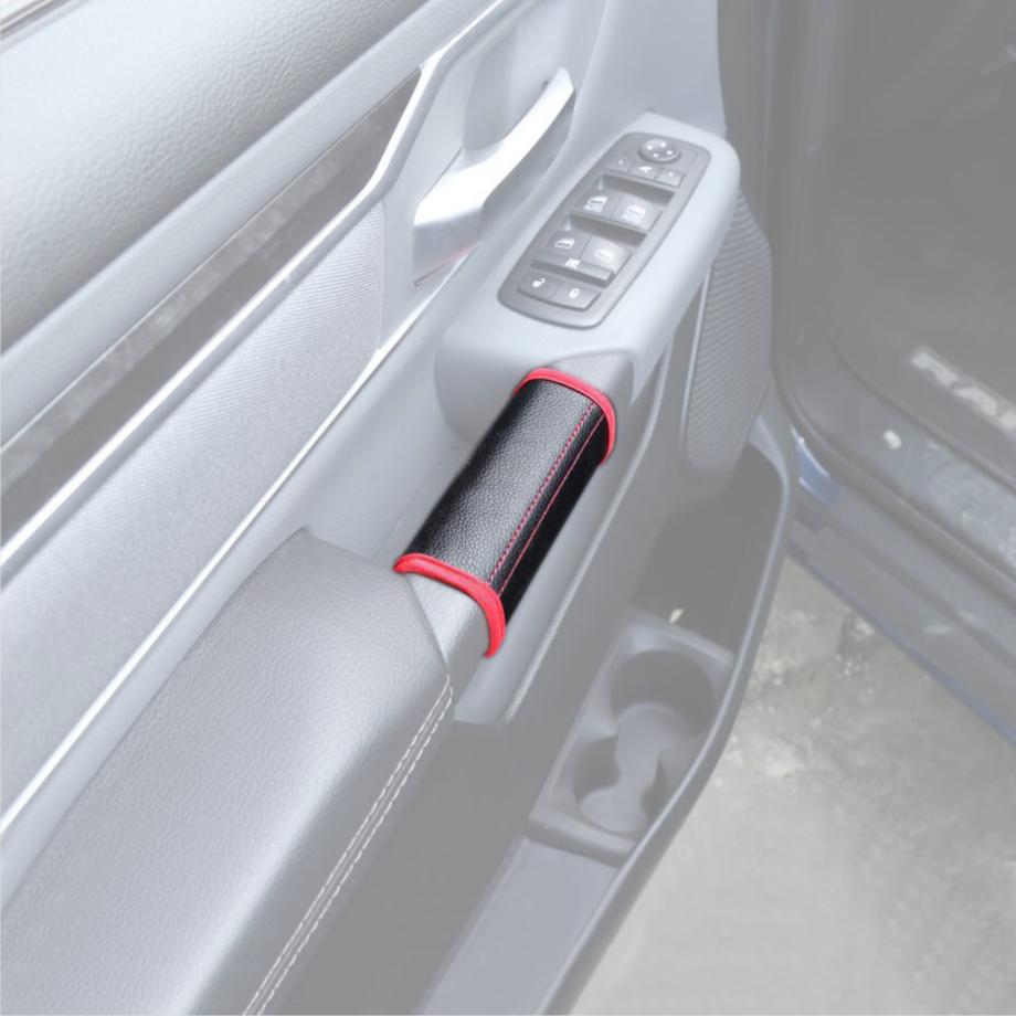 For 19-24 Dodge Ram 3500/2500/1500 Inner Door Handle Protection Leather Case Pad