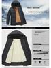 Men's Winter Cotton-Padded Jackets & Coats: Plush, Thickened, Ideal for Middle-Aged & Elderly Dads.