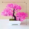 The Pine Artificial Greeting Guests Potted Plant Indoor Use For Desktop Decor