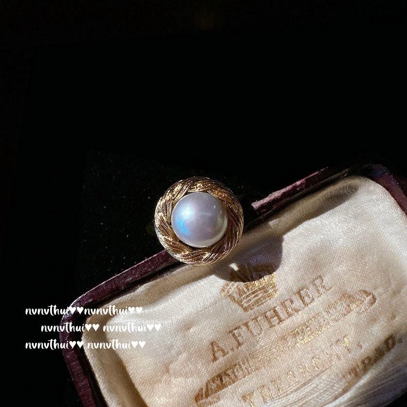 Ice White Chalcedony Agate Butterfly Gem Necklace, Mermaid Tears Pearl Necklace, Platinum Grey Deep Sea Bead Bracelet