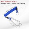 PATIKIL 5ft Brake Release Trailer Cable Trailer Brake Release Cable Safety Cable Strap Spring