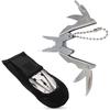 Compact Multi-Tool Keychain Screwdriver, Stainless Steel Folding Pliers for Quick Repairs, Portable Mini Tool for Outdoor Use & DIY Projects