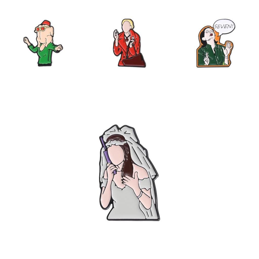 Cartoon Character Delightful Enamel Brooches For Fashion Lovers And Gift Seekers