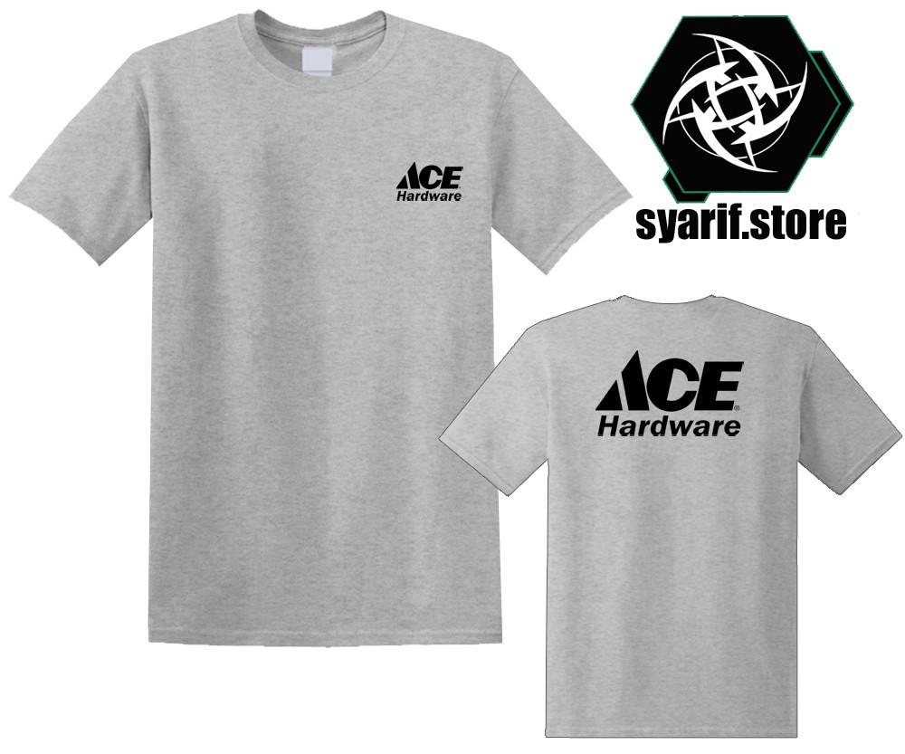 Ace Hardware Men#039;s Grey Size S to 5XL Unisex T-Shirt XXXL