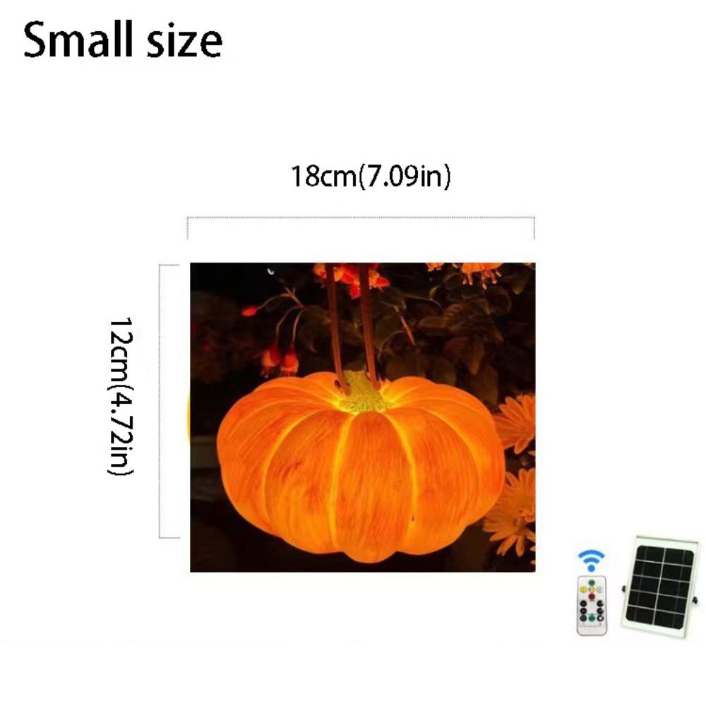 Portable Solar Lantern Waterproof Outdoor Light Light Fixture Pumpkin Lamp Outdoor Garden Small size