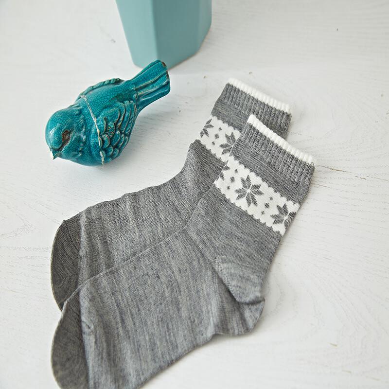 Hengyuanxiang Autumn/Winter Wool Couple Socks Gift Box (6 Pairs)