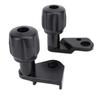 1 Pair Motorcycle Frame Sliders Left Right Aluminum Black Falling Crash Protector Guard for GSXR 1000 GSXR1000 2017 To