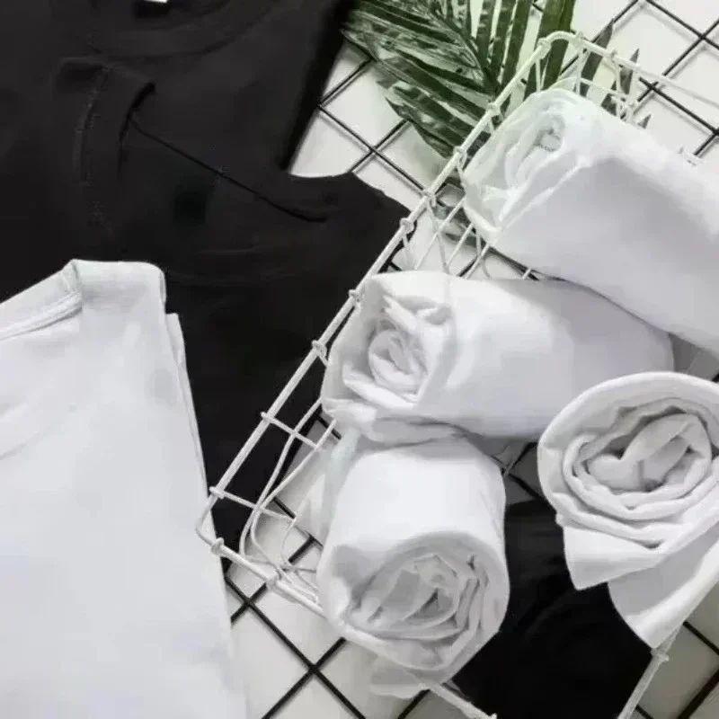 Fashion Best Seller Printed Cotton Short-sleeved Y2K High Street Sport Streetwear Loose Casual Oversized Clothing Vintage Unisex