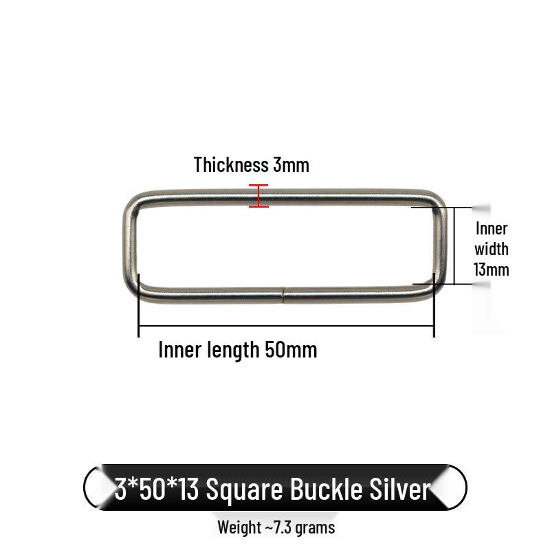 Iron Metal Square Buckles for Luggage Hardware Accessories