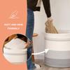 Large Capacity Cotton Woven Laundry and Storage Basket