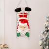 Christmas Doll Figurine Santa Claus Figure Decorative Lightweight Hanging Ornament Toy for Windows