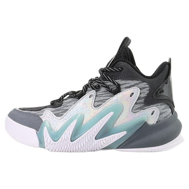 (GS) ANTA Shock Wave 2 Black Cool Grey Kids 312031109-4 EU 38