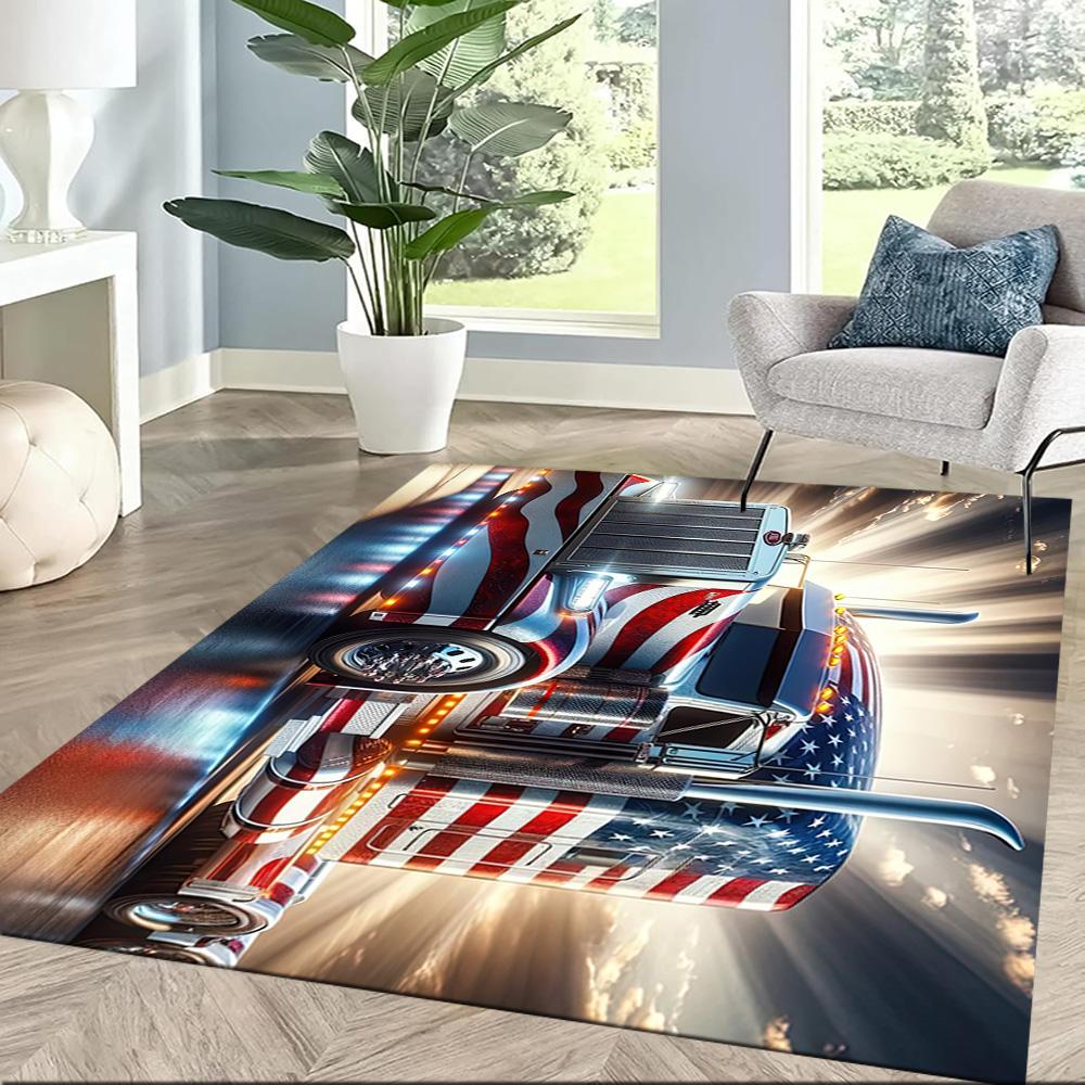 Kw Heavy Trucks Area Rug Perfect For Living Rooms Decorate Room Dormitory Study Room Antislip Carpet Anime Office Decor