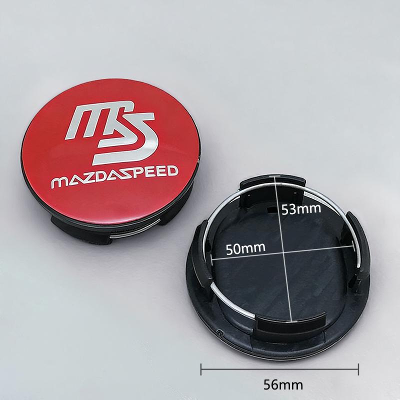 4 Stück Original Auto Radnabenkappe Abdeckung Für Mazda 3 6 2 5 CX5 CX3 Atenza MX5 CX7 Axela CX30 CX90 CX60 CX50 MX30 CX9 RX8 CX8