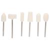 12pcs Premium Wool Felt Nail Drill Buffing Bit Wool Felt Nail Bits  Gel Nail Surface Fine Buffing