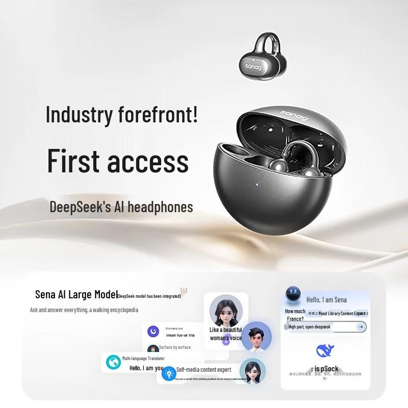 Saina S6Spro Open-Ear Clip Bluetooth Headset