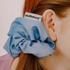 Mellotory Basic Denim Scrunchie (sky Blue)
