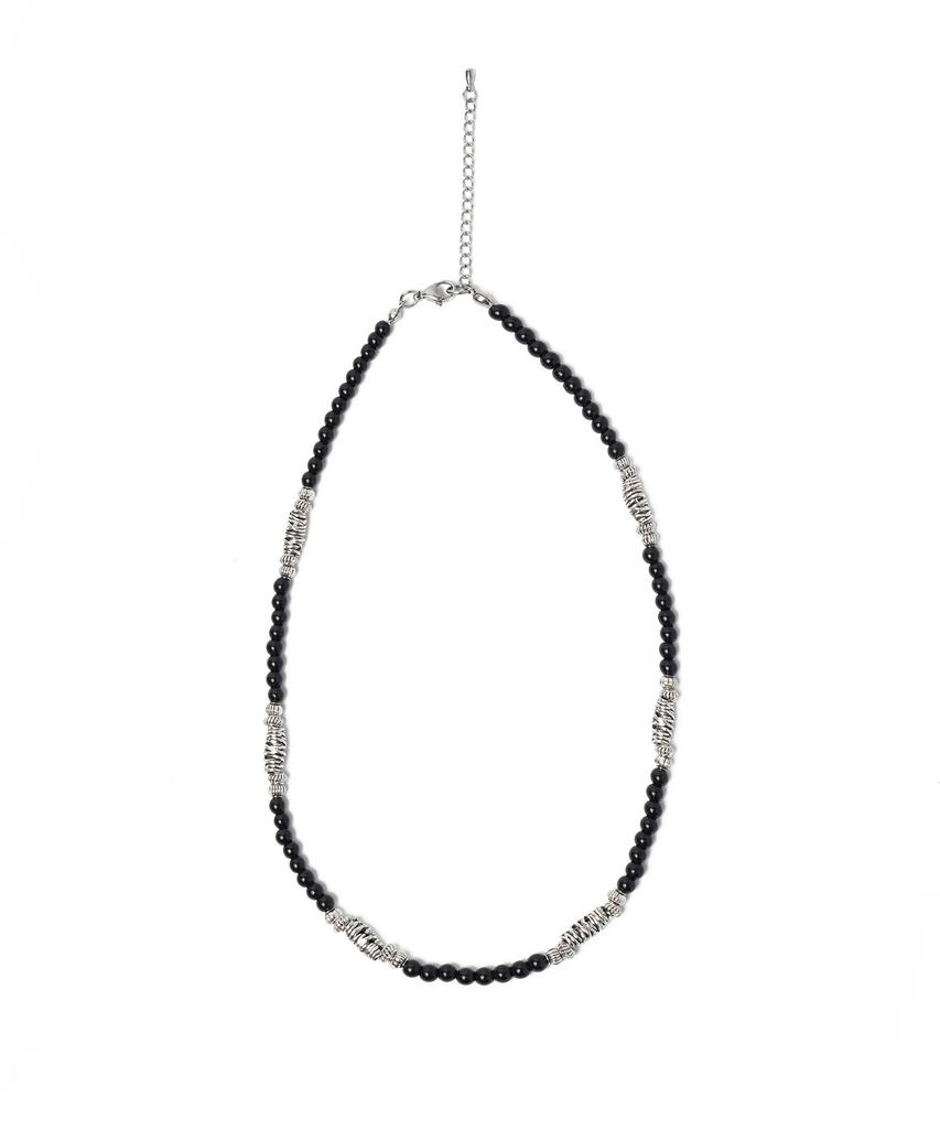 Openyard(Oy) Venom Beads Necklace - Silver