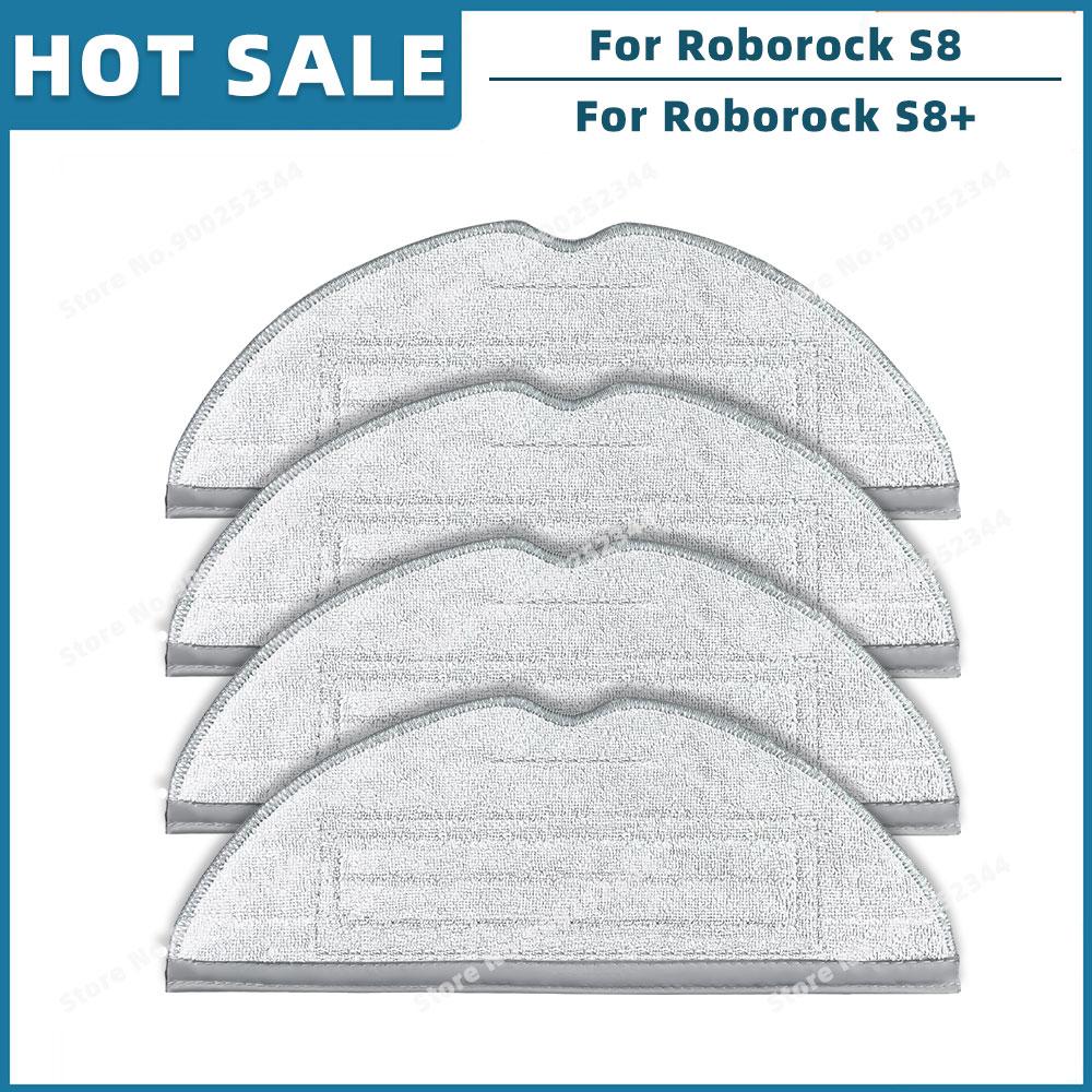 Compatible For Roborock S8 / S8 Plus Replacement Spare Parts Roller Main Side Brush Hepa Filter Mop Cloth Dust Bag Accessories