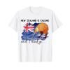 New Zealand Is Calling And I Must Go T Shirt White Vintage Casual Fashion Top For Everyday Wear Graphic Stretched