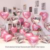 Heart-Shaped Foil Balloons for Birthday, Wedding, or Engagement Decor