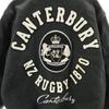 CANTERBURY OF NEW ZEALAND wool blend rugby Leather sleeve switching Stajan Men's Used