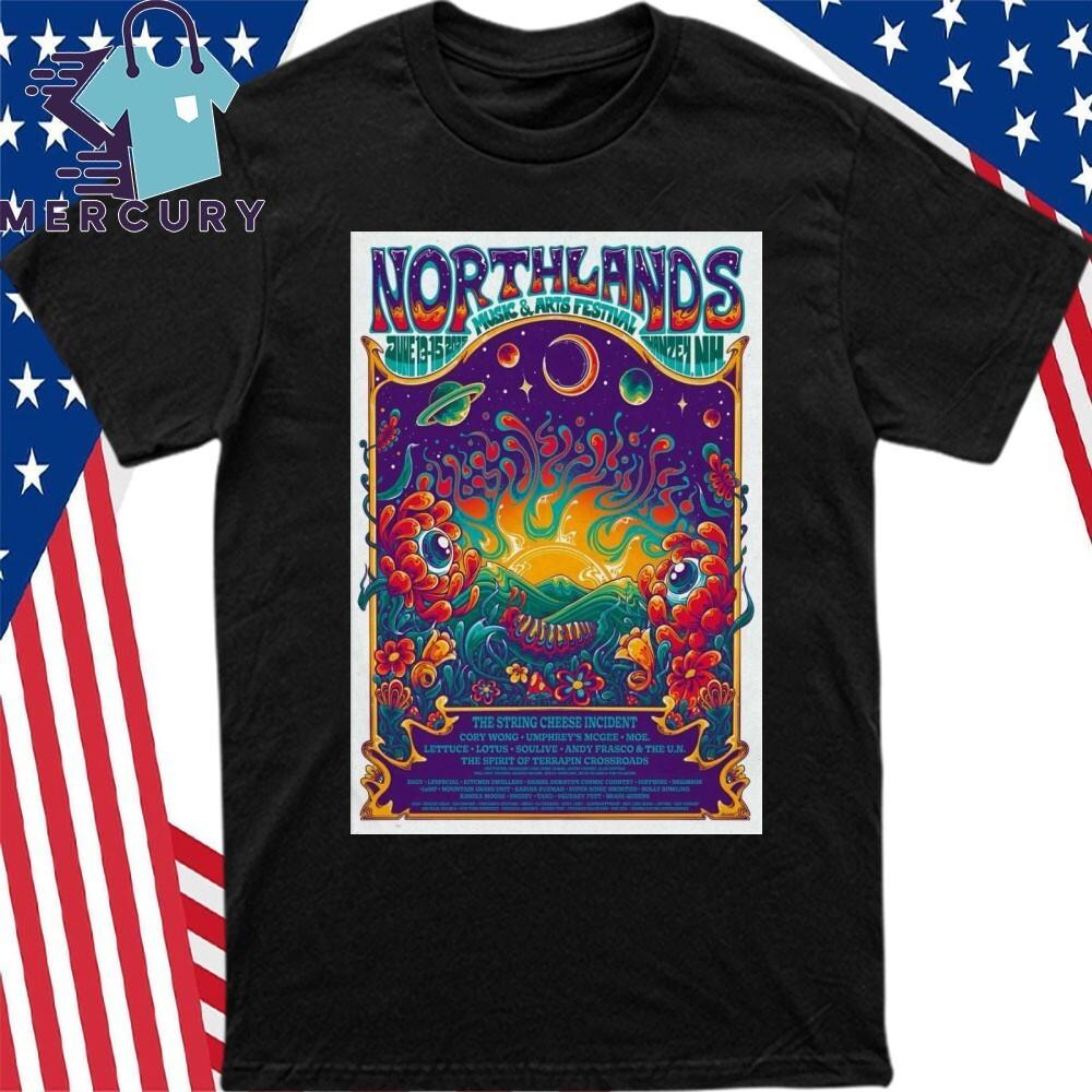 Northlands Music And Festival Swanzey NH On June 13-15 2025 Poster Shirt