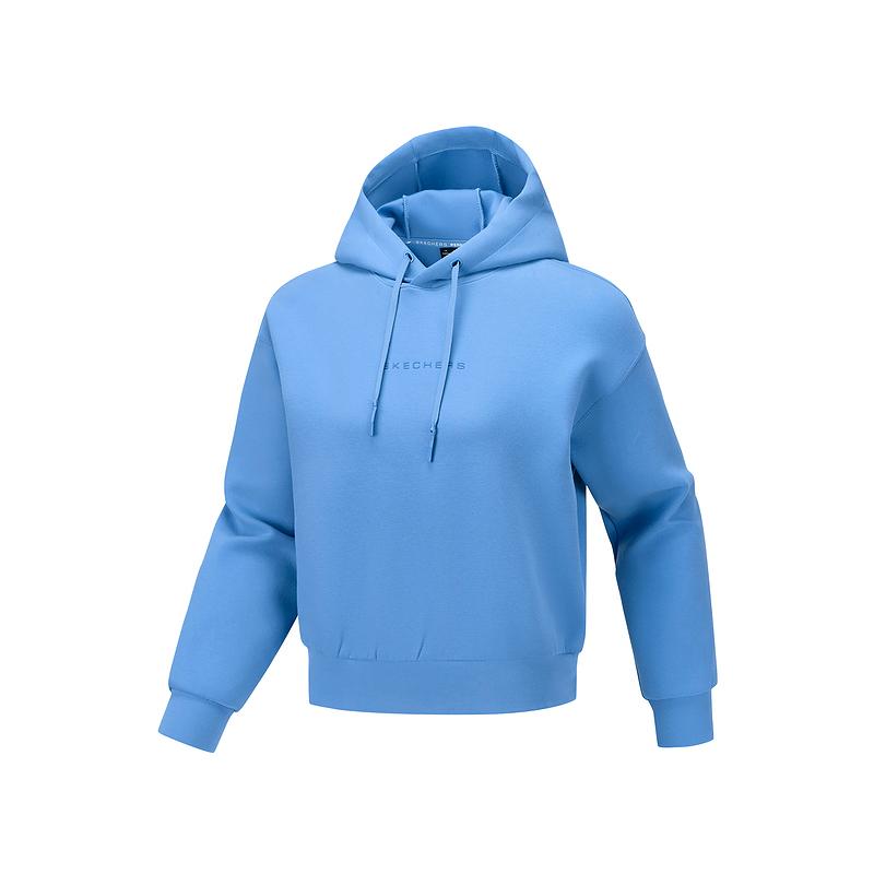 Skechers Comfort Sports Series Casual Warm Short Hooded Sweatshirt Women sweatshirt P425W037-03U8 S