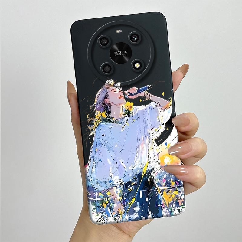 For Honor X9 4G 5G / Magic 4 Lite 4G 5G Phone Case ANY-NX1 LX1 LX2 LX3 Soft Silicone Sweet Painted Cover Cute Printed Casing