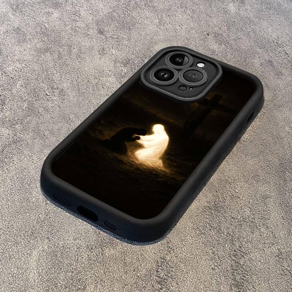 Son Of God Jesus Phone Case For IPhone 17 16 15 14 13 12 11 Pro Max Plus Black Full Coverage TPU