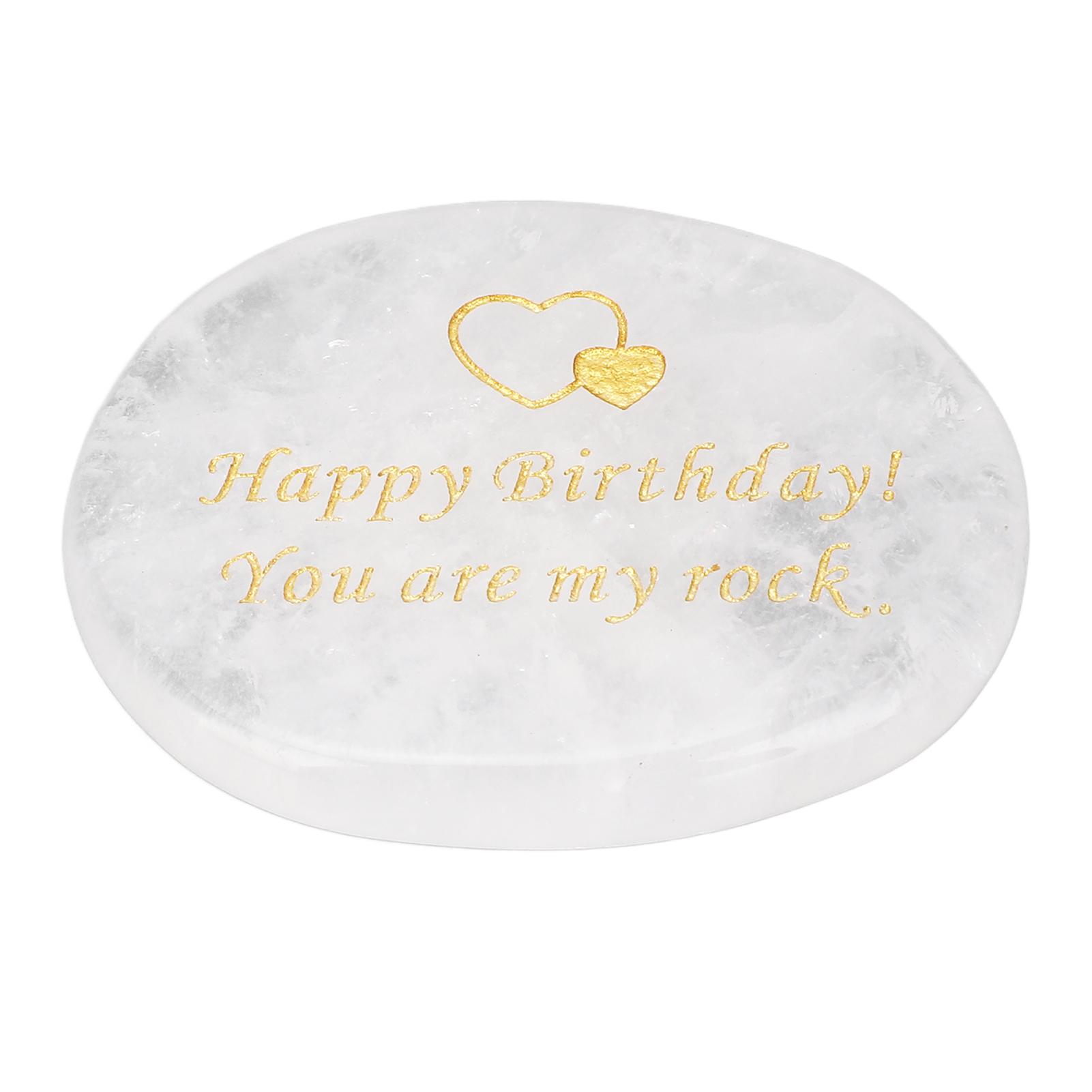 

Birthday Anniversary Stone Gold Words Elaborate Sculpture Birthday Inspirational Rock Redstone
