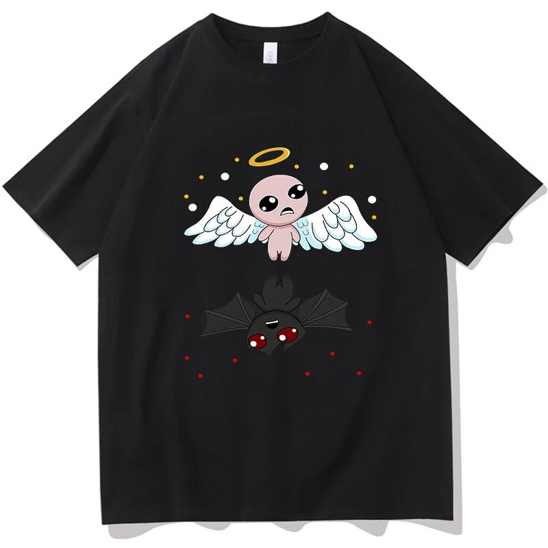 2024 Футболка The Binding Of Isaac Графический Принт Повседневная Высококачественная Футболка С Коротким Рукавом Хип-Хоп Футболка Camiseta Hombre Готическая S