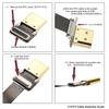 CY FPV HDMI Typ A Stecker auf HDMI Stecker HDTV FPC Flachkabel 50cm für Multicopter Luftaufnahmen