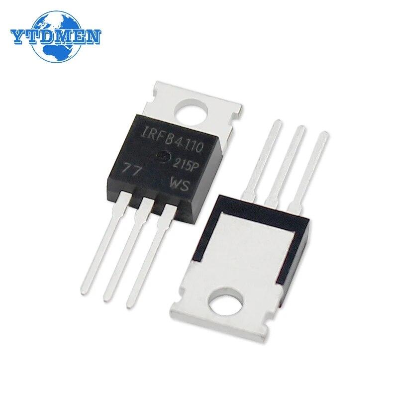 5PCS MOSFET Transistor IRFB4110 IRFB4410 TO-220 N-Channel Transistors Kit IRFB4110PBF IRFB4410PBF Electronic Component