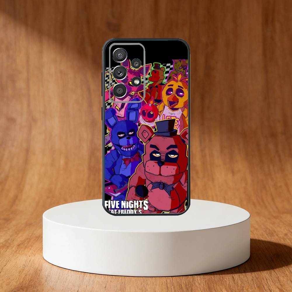 Five Nights At F-Freddys F-Fnaf Phone Case For Samsung S25,S24,S21,S22,S23,S30,Ultra,S20,Plus,Fe,Note,10,9,5G Black Cover