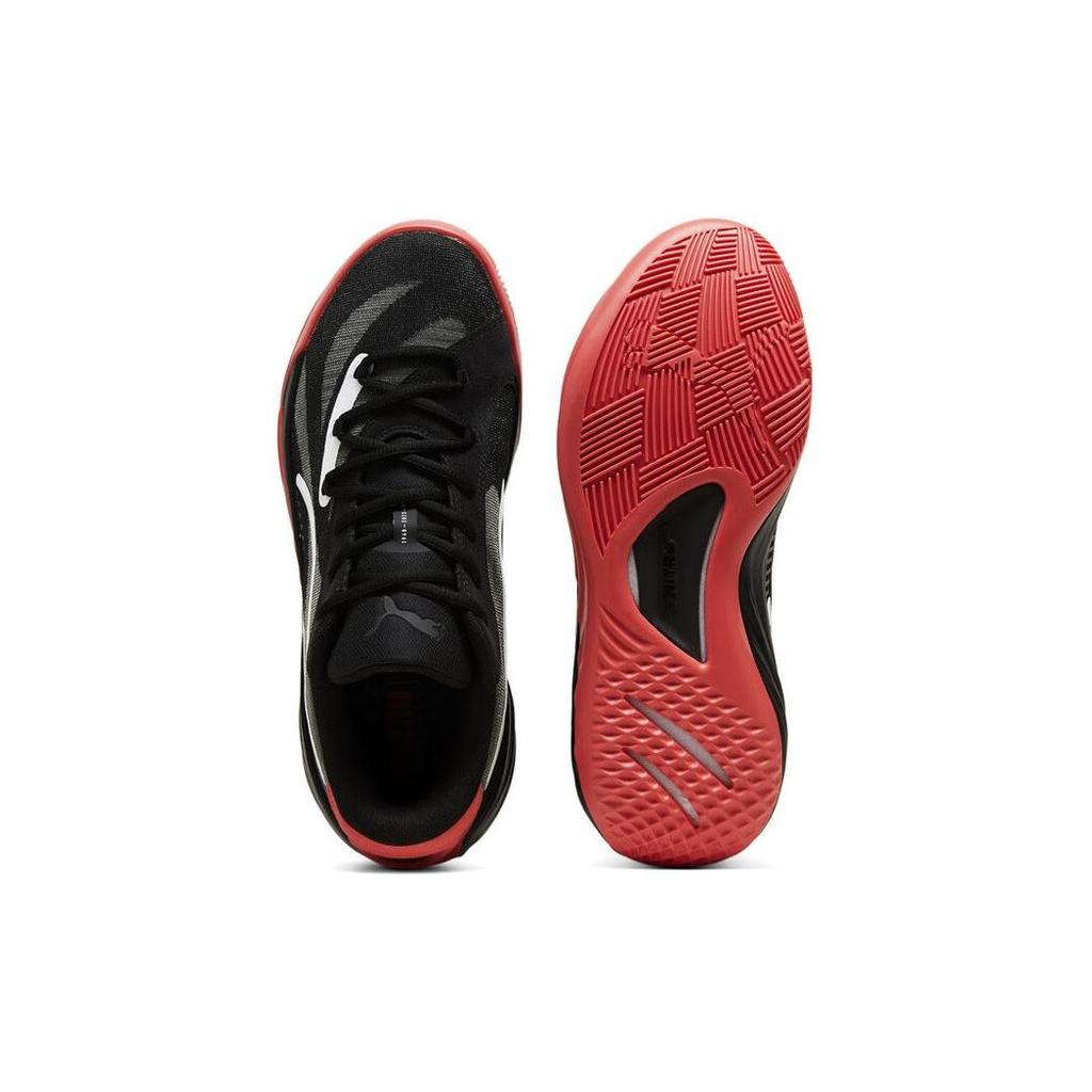 Puma All-Pro Nitro Black Active Red Unisex Sneakers 379079-08