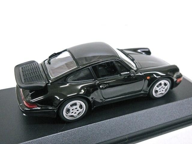 European Exclusive Scale Porsche 911 Turbo 1990 964 Model 1/43 (Black)