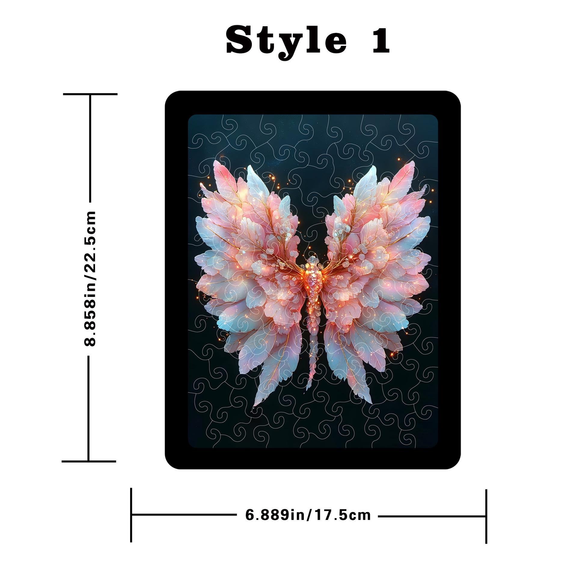 Wacocetoy Translucent Acrylic Puzzle Painting Ornament