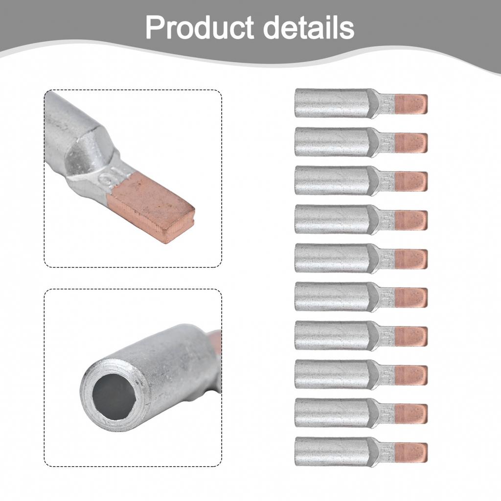 10PCS Pack of Copper Aluminum Terminals Compatible with DTLC16 Wiring Needs