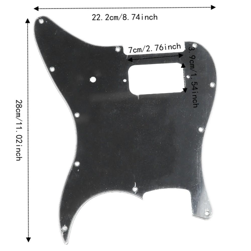 Plastic Material Guitar Pick Guard Plate 3 Ply Pickguard For Electric Guitar