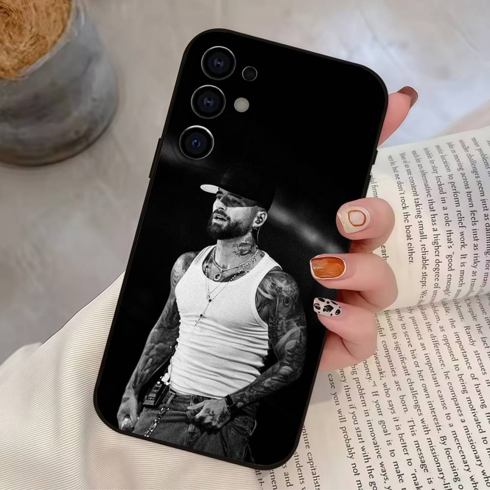 M-Maluma P-Pelon Phone Case For Samsung S25,S24,S21,S22,S23,S30,Ultra,S20,Plus,Fe,Lite,Soft Black Cover