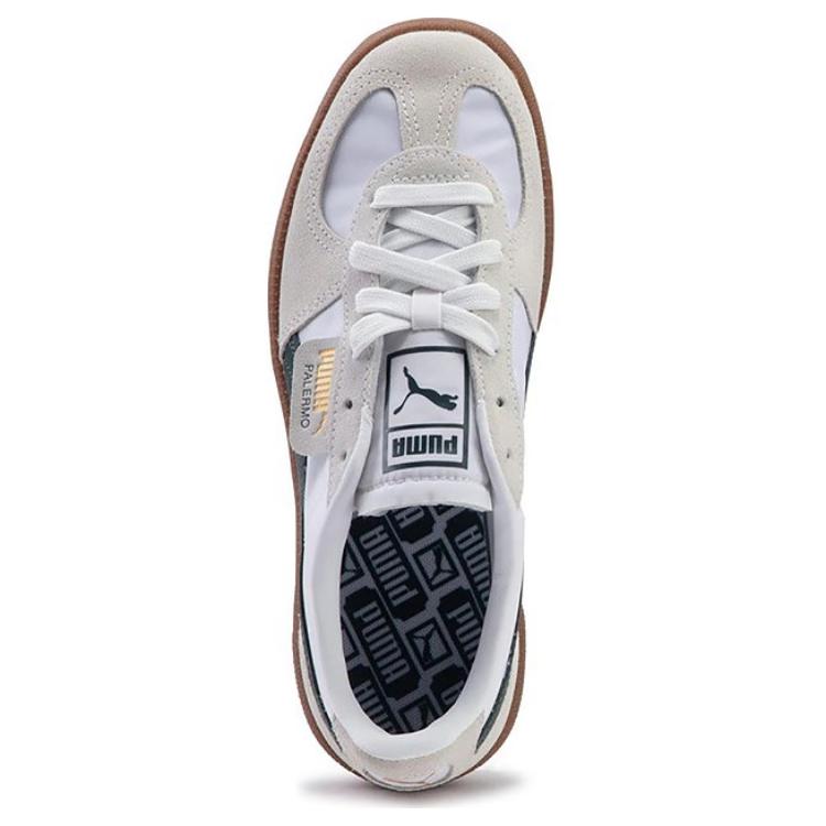 Puma Palermo Unisex White Green Sneakers 399341-05