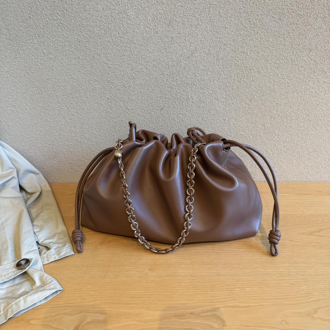 

Женская сумка из натуральной кожи, сумка на удачу из коровьей кожи, большая вместительная сумка через плечо, повседневная и модная сумка-тоут, сумка высокого класса 36x11x23cm коричневый