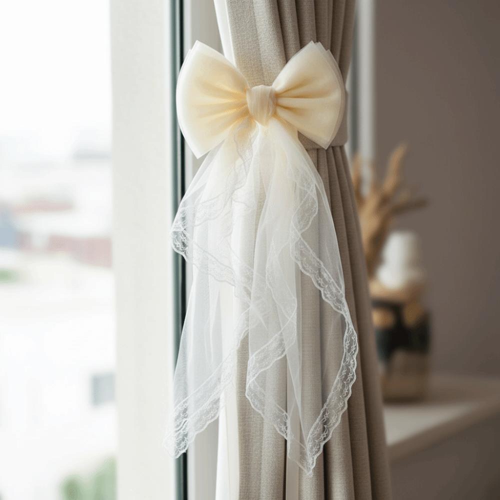 Elegantní šňůrky na stahování okenních závěsů Snový styl Zipové stahováky na závěsy Doplňky pro dekoraci závěsů